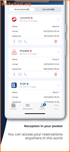 mobile-calendar screenshot