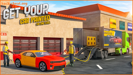 Mobile Car Wash Workshop: Service Truck Games screenshot