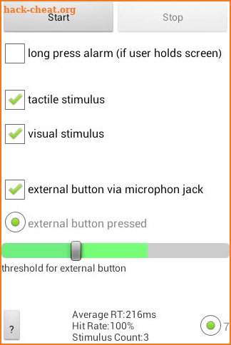 Mobile Detection Task MDT screenshot