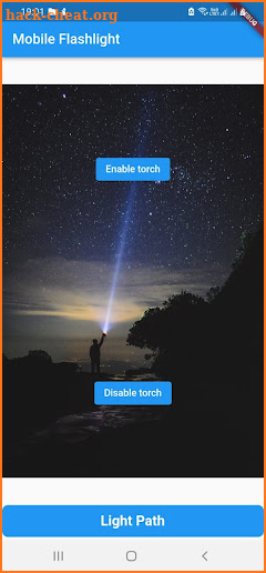 Mobile Flashlight screenshot