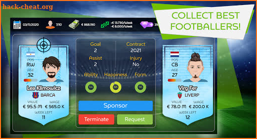 Mobile Football Agent - Soccer Player Manager 2021 screenshot
