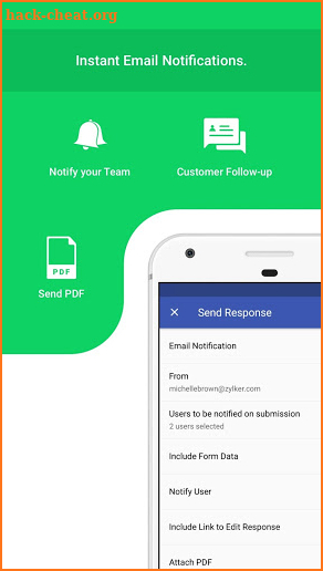 Mobile Forms App - Zoho Forms screenshot