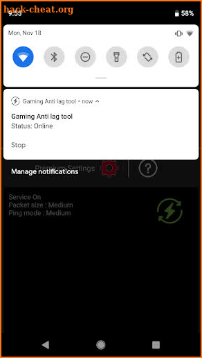 Mobile Gaming Ping PRO screenshot