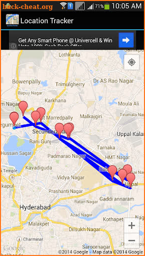 Mobile GPS Location Tracker screenshot
