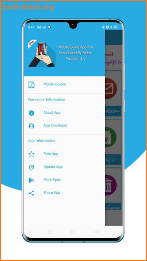 Mobile Guide App Pro ( မိုဘိုင်းလမ်းညွှန် ) screenshot