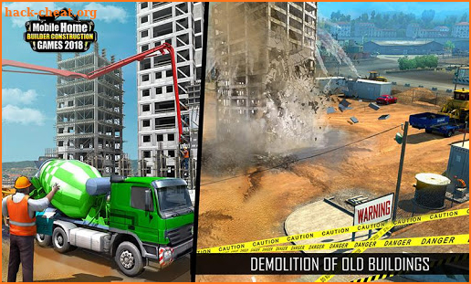 Mobile Home Builder Construction Games 2018 screenshot