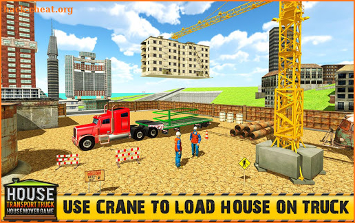 Mobile Home Transporter Truck: House Mover Games screenshot
