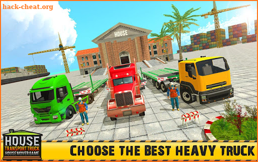 Mobile Home Transporter Truck: House Mover Games screenshot