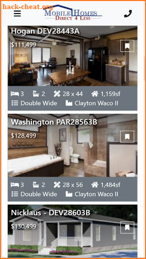 Mobile Homes Direct 4 Less screenshot