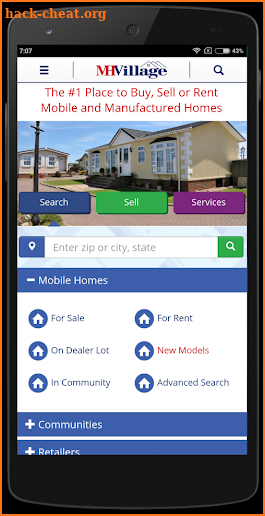 Mobile Homes for Sale USA screenshot