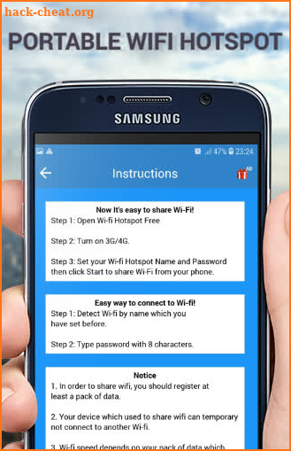 Mobile Hotspot for Android screenshot