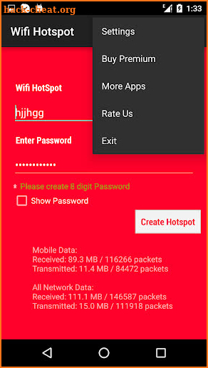 Mobile Hotspot Router screenshot