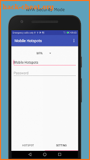 Mobile Hotspots screenshot