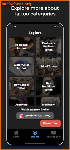 Mobile Ink Tattoos screenshot