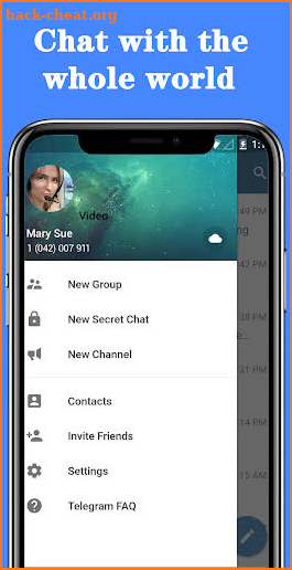 Mobile Messenger for all social network messengers screenshot