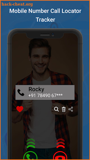 Mobile Number Call Locator screenshot
