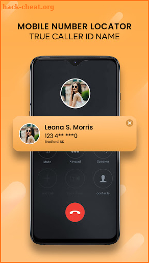 Mobile Number - Caller Screen screenshot