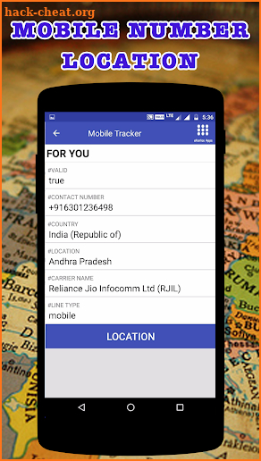 Mobile Number Location Finder (Mobile Tracker) screenshot