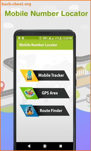 Mobile number locator : Area calculator , Compass screenshot