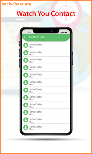 Mobile number locator, caller location screenshot