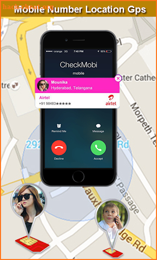 Mobile Number Locator Finder GPS screenshot