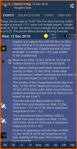 Mobile Observatory Pro - Astronomy screenshot