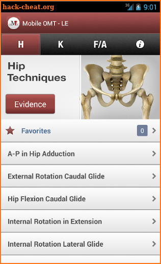 Mobile OMT Lower Extremity screenshot