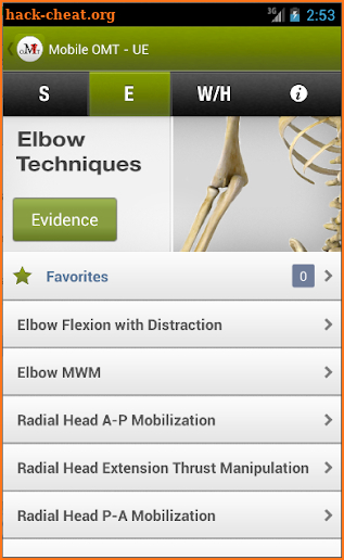 Mobile OMT Upper Extremity screenshot