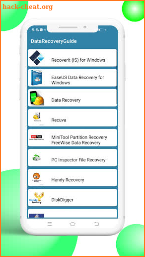 Mobile Phone & Sd Card Data Recovery Guidelines screenshot