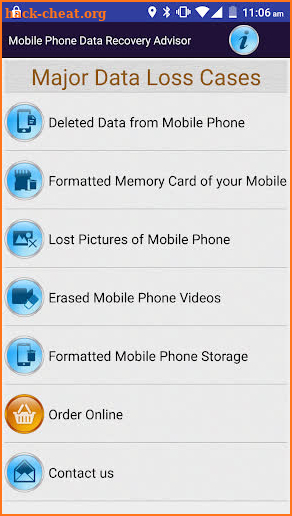 Mobile Phone Data Recovery DOC screenshot
