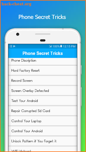 Mobile Phone Secret Tricks Shortcut screenshot