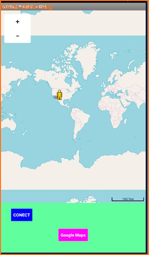 MOBILE PHONE to GPS Tracker screenshot