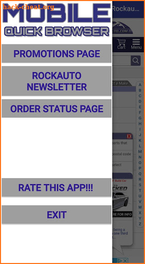 Mobile Quick Browser for Rockauto screenshot