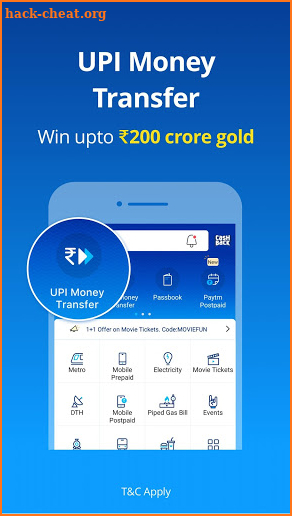 Mobile Recharge, UPI, Bill Payment, Money Transfer screenshot