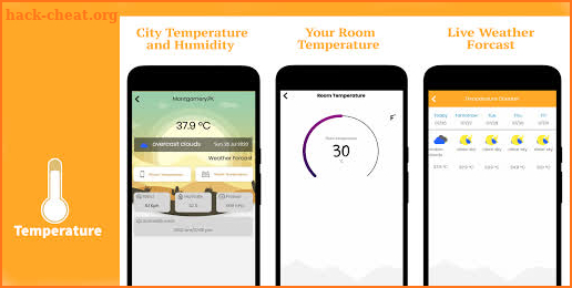 Mobile Room Temperature Meter : Weather Forecast screenshot