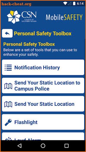 Mobile Safety - CSN screenshot