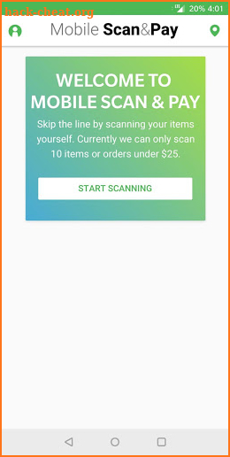 Mobile Scan & Pay screenshot