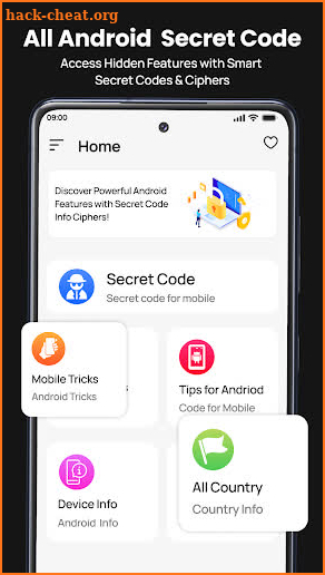 Mobile Secret Code:Info Cipher screenshot