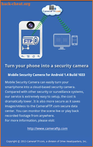 Mobile Security Camera (FTP) screenshot