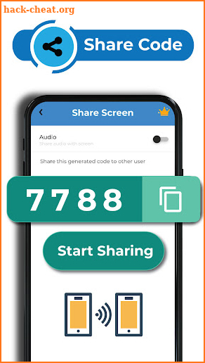 Mobile to Mobile Screen Share screenshot
