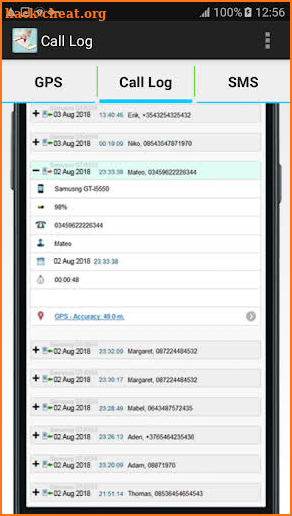 Mobile Tracker Tutorial screenshot