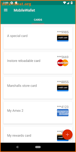 Mobile Wallet screenshot