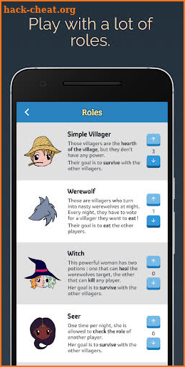 Mobile Werewolf – The Werewolf game on smartphone screenshot