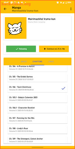 MobileMD - Mangadex client screenshot