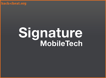 MobileTech R6.0 for Signature screenshot