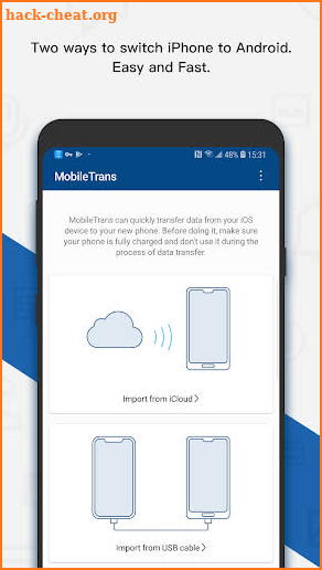 MobileTrans - Copy Data to Android screenshot