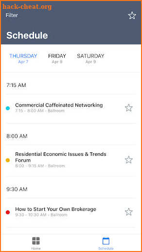 MobileUp Events screenshot