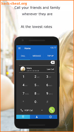MobileVOIP Cheap international Calls screenshot