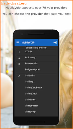 MobileVOIP Cheap international Calls screenshot