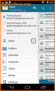 MobiMail for Outlook Email screenshot